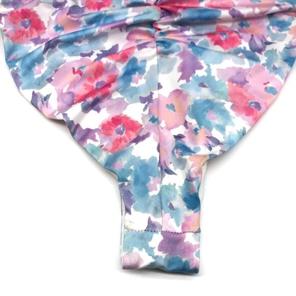 LOVESHACKFANCY Tibbie One-Piece Swimsuit Watercolor Floral Pastel S - Picture 12 of 12